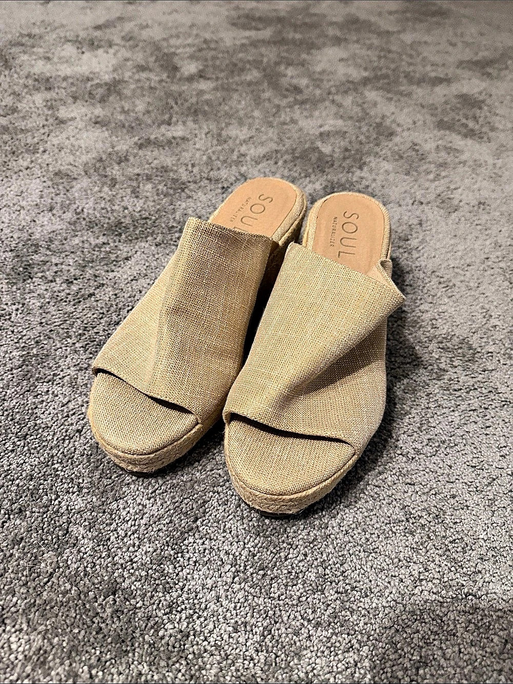 New SOUL Woven Wedge Sandals